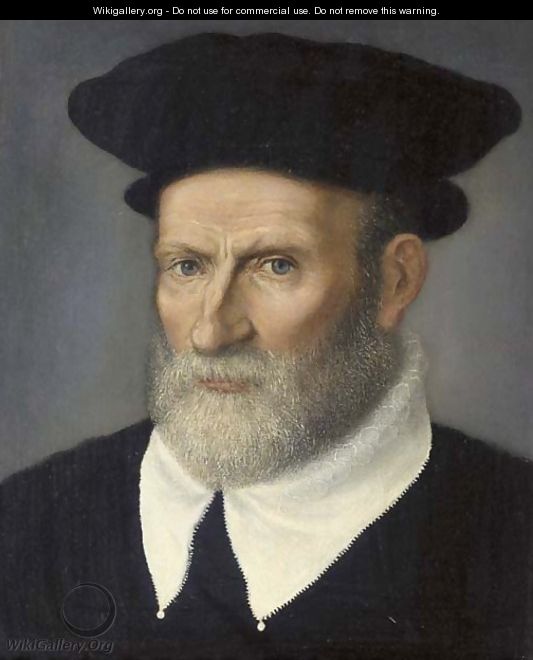 Portrait of a scholar - (after) Giovanni Battista Moroni