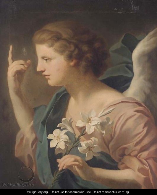 The Angel of the Annunciation - (after) Giovanni Battista (Baciccio) Gaulli