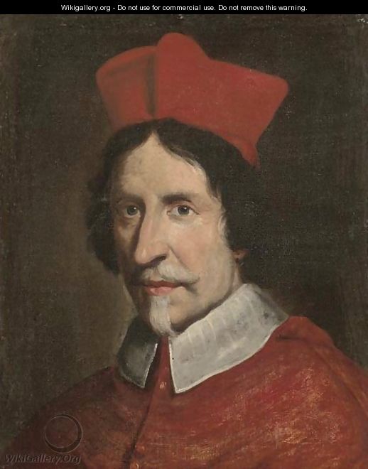 Portrait of a Cardinal 2 - (after) Giovanni Battista (Baciccio) Gaulli