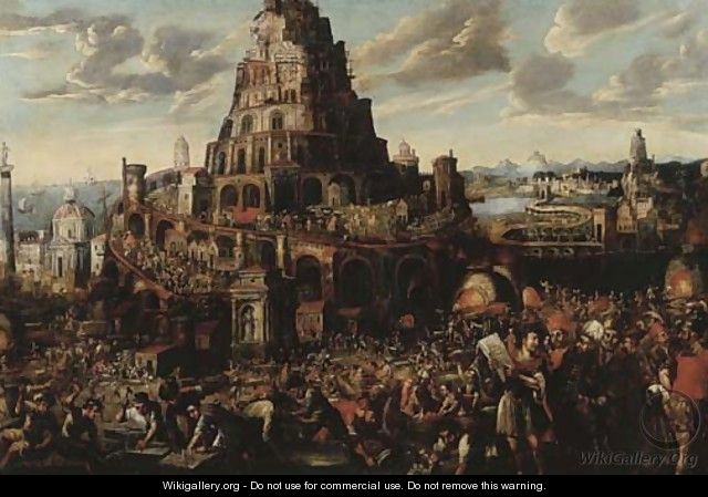 The Tower of Babel - (after) Gillis Van Valckenborch