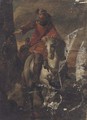 A cavalryman - (after) Francesco Simonini