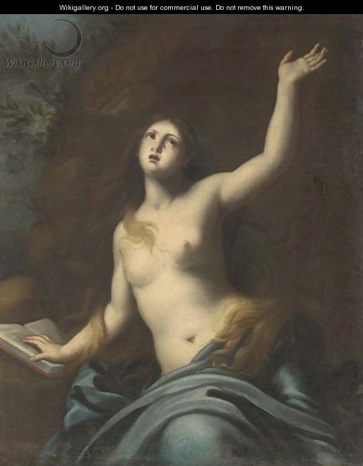 Saint Mary Magdalene in the Wilderness - (after) Francesco Furini