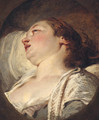 A woman, head and shoulders - (after) Francois Boucher