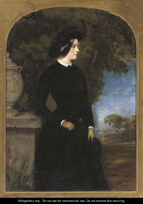 Portrait of a lady - (after) Sir Francis Grant