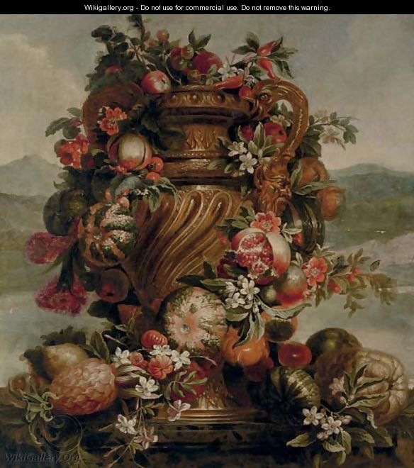 Pomegranates - (after) Caspar Pieter I Verbrugghen