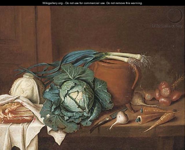 Cabbages - (after) Gaspard, Or Gabriel Gresely