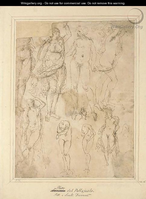 Studies after the Antique - (after) Domenico Ghirlandaio