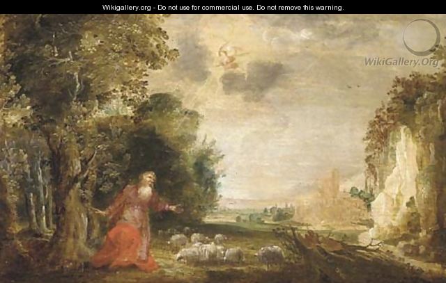 The Annunciation to Joachim - (after) Denys Van Alsloot