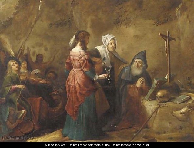 The Temptation of Saint Antony - (after) David The Younger Teniers