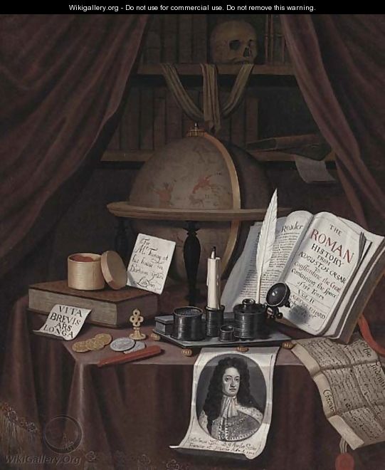 A Vanitas for John Turing - (after) Edward Collier
