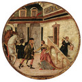 Tarquin saluting Lucretia - (after) Domenico Morone