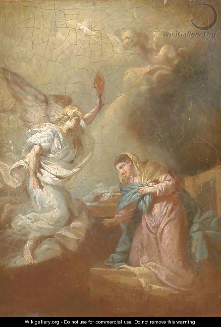The Annunciation - (after) Etienne Parrocel, Parrocel Le Romain
