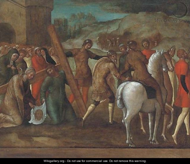 Christ on the Road to Calvary - (after) Ercole De