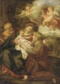 The Holy Family with Saint Elisabeth - (after) Erasmus II Quellin (Quellinus)