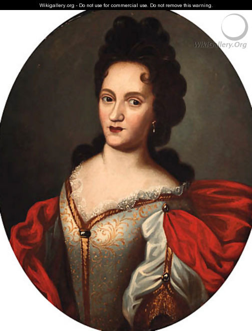Portrait of a lady - (after) Francesco De Mura