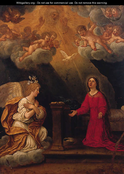 The Annunciation - (after) Francesco Albani