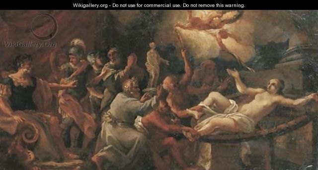 The Martyrdom of Saint Catherine - (after) Filippo Lauri