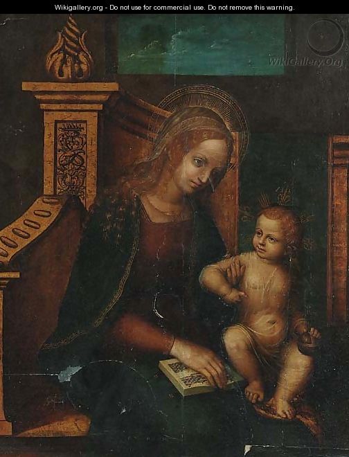 The Madonna and Child - (after) Fernando Llanos