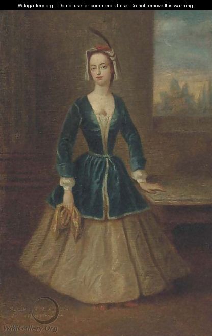 Portrait of Selina Shirley (1707-1791) - (after) Charles Philips
