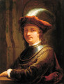 Portrait of Rembrandt Harmensz. van Rijn (1606-1669) - (after) Christian Wilhelm Ernst Dietrich