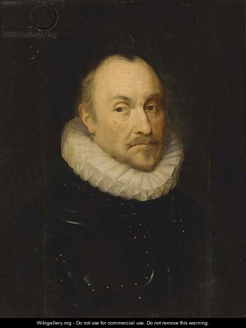 Portrait of a gentleman - (after) Cornelis Van Der Voort