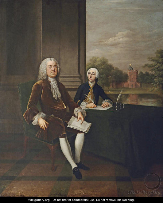 Portrait of Henry Pelham, Prime Minister (1694-1754) - (after) Arthur Devis