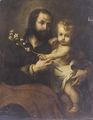 Saint Joseph and the Christ Child - (after) Murillo, Bartolome Esteban