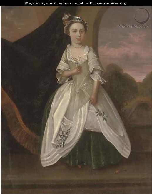 Portrait of Miss Whitehead - (after) Bartholomew Dandridge
