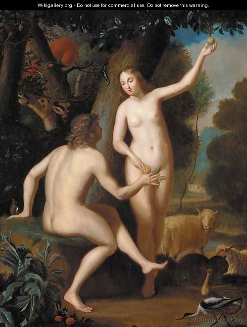 Adam and Eve - (after) Balthazar Beschey