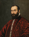 Portrait of a Venetian Senator - (after) Bernardo Strozzi