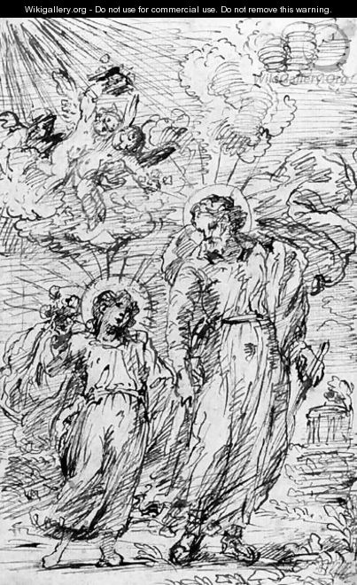 Saint Joseph and the Christ Child 2 - (after) Murillo, Bartolome Esteban