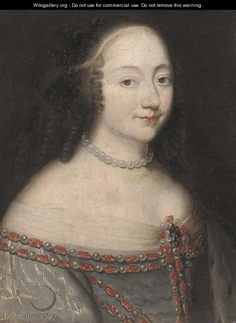 Portrait of lady - (after) Charles Beaubrun