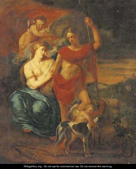 Venus and Adonis 2 - (after) Adriaen Van Der Werff