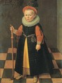 Portrait of a young boy - (after) Adriaen Van De Linde