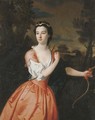 Portrait of Lady Frances Montague (d. 1788), as Diana - (after) Allan Ramsay
