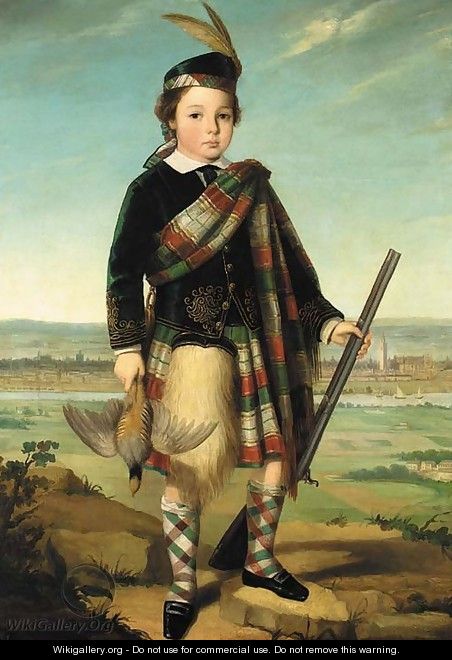 Portrait of a boy - (after) Sir John Watson Gordon