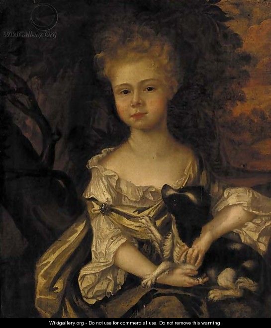 Portrait of a girl - (after) Sir Peter Lely