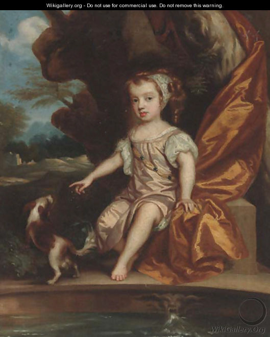 Portrait of a child - (after) Sir Peter Lely