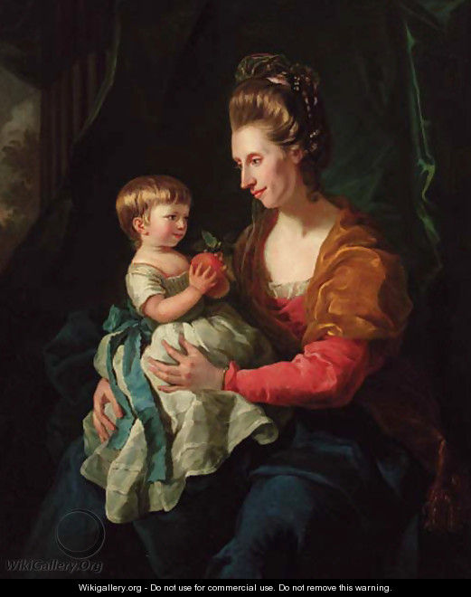 Portrait of Elizabeth, Lady Pennyman - (after) Sir Nathaniel Dance-Holland