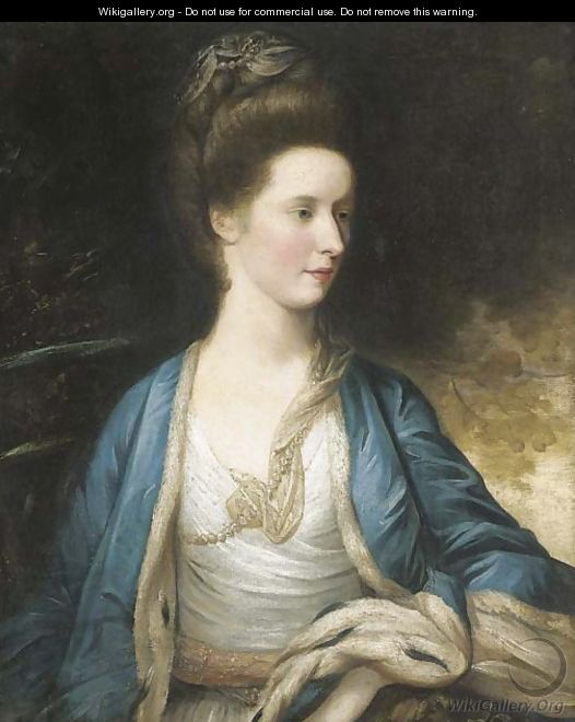 Portrait of Mrs. Hargreave - (after) Sir Joshua Reynolds