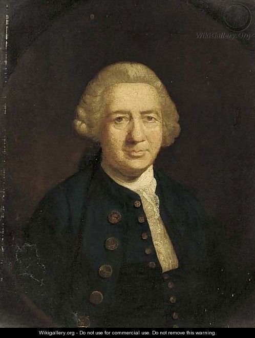 Portrait of a gentleman, traditionally identified as David Garrick (1717-1779) - (after) Sir Joshua Reynolds