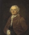 Portrait of a gentleman, bust-length, in a brown jacket - (after) Thomas Bardwell