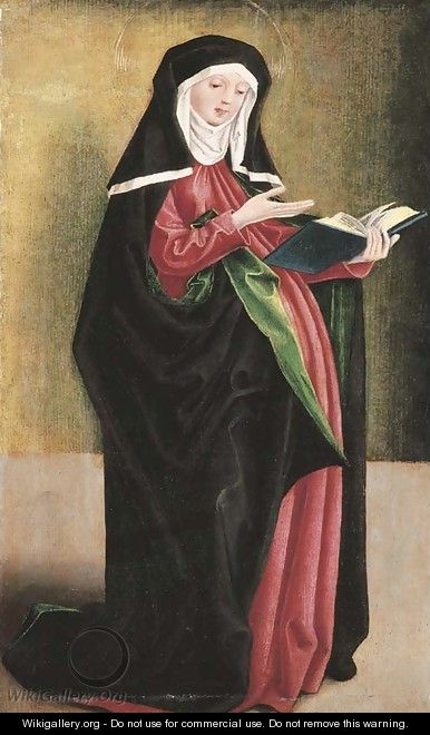 Saint Odile - (after) The Master Of The Sterzinger Altarpiece Wings