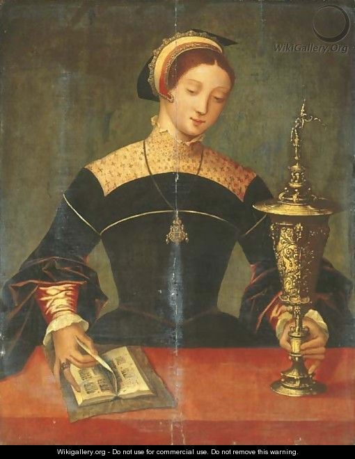 The Magdalen - (after) The Master Of The Female Half-Lengths
