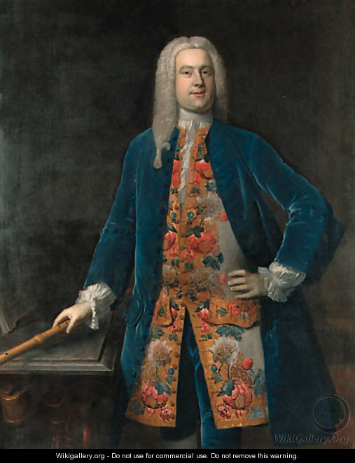 Portrait of a Gentleman, traditionally identified as George Frederick Handel - (after) Stephen Slaughter