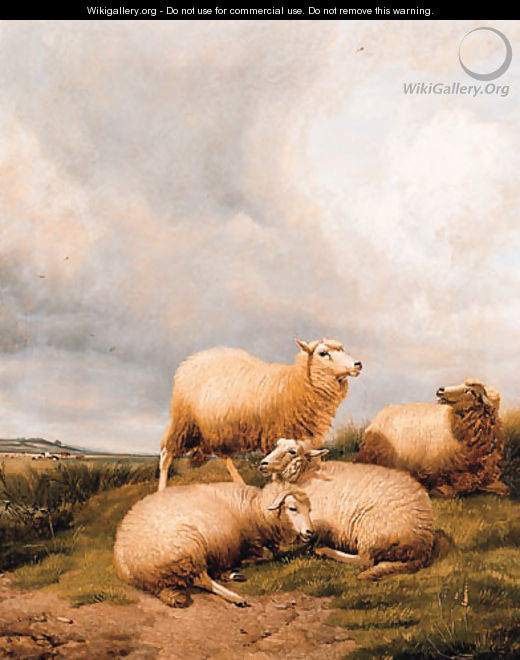 Sheep Resting In A Meadow 2 - (after) Thomas Sidney Cooper