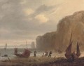 Fishermen unloading the day's catch - (after) Thomas Luny