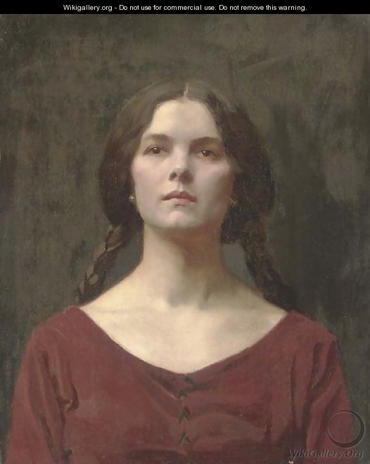 A young beauty - (after) Thomas Cooper Gotch