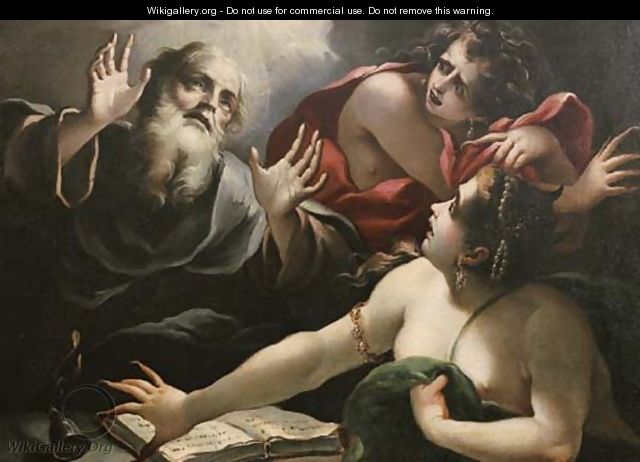 The Temptation of Saint Anthony of Padua - (after) Pietro Ricchi