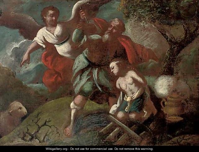 The Sacrifice of Isaac - (after) Pietro Liberi